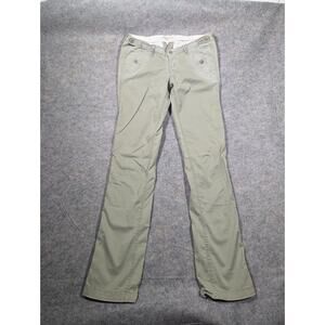 Abercrombie & Fitch Y2K 90s Vintage Size 2 Green Low Rise Cargo Pants